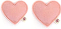 Catnip Toy – Heart Shape, Organic Catnip, 100% Wool Felt, Grown & Made in The USA - Pink, 2 Pack