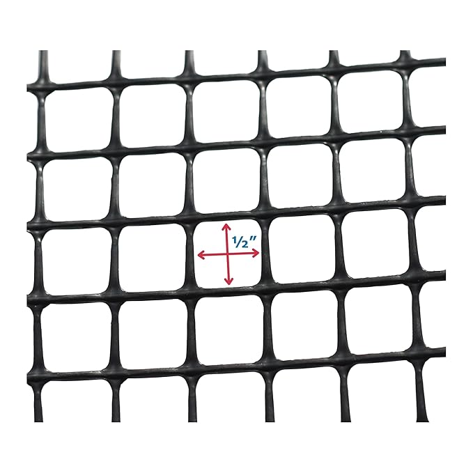 Cardinal Gates DSHD15 Heavy-Duty Outdoor Deck Netting - Plastic Balcony Netting for Pets & Kids - 15ft X 3ft Banister Safety Net - Apartment Railing Screen Guard - Cat Net - Made in USA – Natural