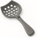 Small cat Litter Scooper with Holder: Perfect for Small Spaces. cat Litter Scooper with Holder: Easy to Store Anywhere. cat Scooper for Litter Box - Pellet Litter Scoop (Dark Grey)