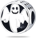 Pet Charm, Cute Dog Charm, Animal Dangle Charm, Sterling Silver Charm, Gift For Women, Friends, Wife, Mother, Christmas, and Halloween, Compatible With Pandora