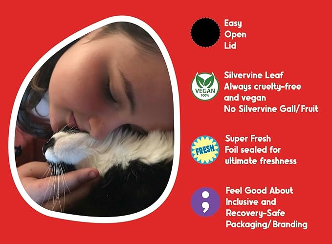 Fiend Catnip + Silvervine for Cats & Kittens Bulk Refill Rescue Pack 1⅛ Cup (38g) – Safety-Cut Premium Fine Cat Nip Blend with Vegan Silver Vine – Ultra Potent, North American Create a Monster!