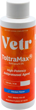 Toltrazuril 5.0% for Horses, Dogs, Cats, 120mL/4 Ounce, for Non-Food Chain Animals, Chicken