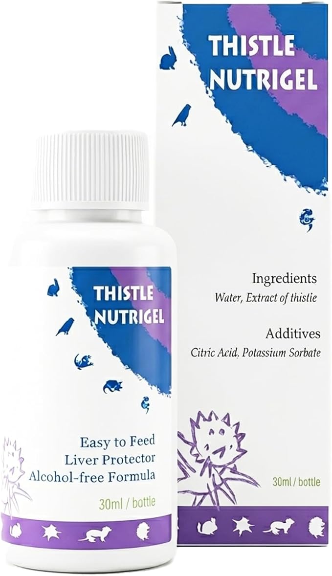 Milk Thistle for Birds, Tortoises & Rabbits – Natural Liver Support Supplement, Supports Detox & Healthy Liver Function