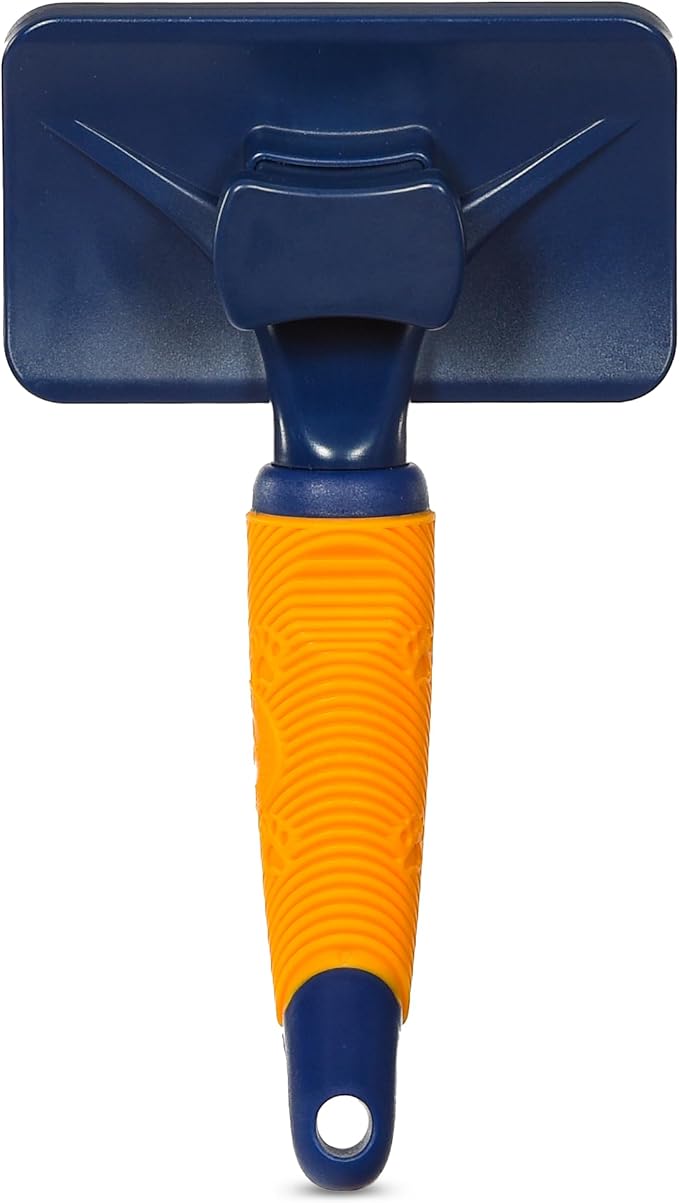 Arm & Hammer Deodorizing Slicker Brush for Dogs with Fragrance Transfer Technology – Scented Self-cleaning Dog Brush - Dog Grooming Brush for Shedding, Sweet Lily & Vanilla Scent