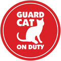 Circle Guard Cat on Duty (Red) - Small