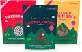 Bocce's Bakery by The Fire Assorted Treat Bundle for Dogs, Wheat-Free Everyday Dog Treats, Made with Real Ingredients, Baked in The USA, Natural Soft & Chewy Cookies, 6 oz Each