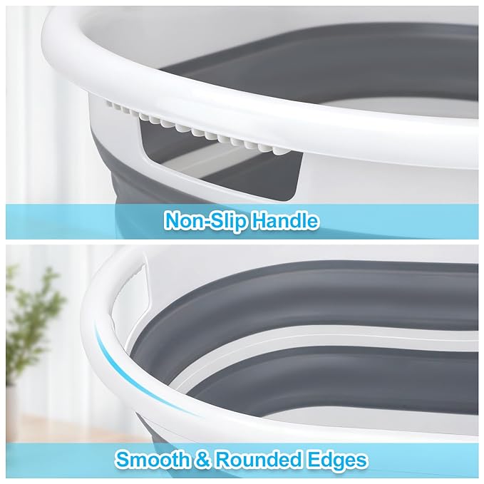 ddLUCK Multi-Functional Collapsible Pet Bathtub, Cat Bathtub Portable Indoor Outdoor Foldable Washing Tub Bathing Tub Small Pets Bathtub for Puppy Small Cats