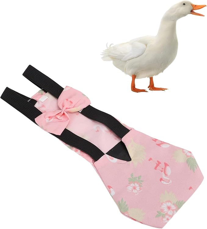GLOGLOW Chicken Diaper, Pet Chicken Diapers Poultry Diaper Breathable Poultry Reusable Poop Pocket Diapers for Goose Duck Chicken