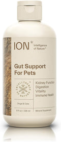 ION* Intelligence of Nature Gut Support for Pets - Liquid Probiotics Drops Alternative for Dogs & Cats, Digestive Health for Puppies, Skin & Hair Health - 8 fl oz (Pack of 1)