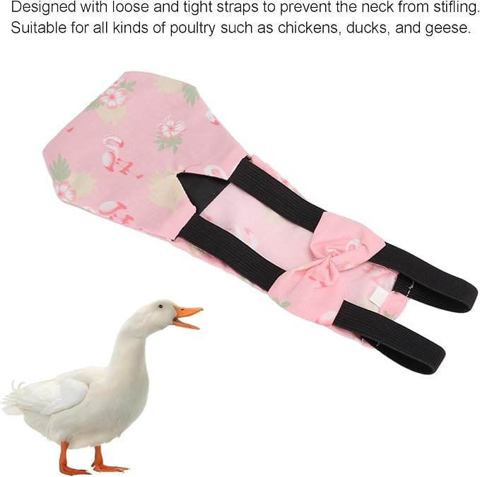 Reusable Poultry Diapers with Bow Tie, Pet Chicken Nappies for Ducks Hens Rooster Goose
