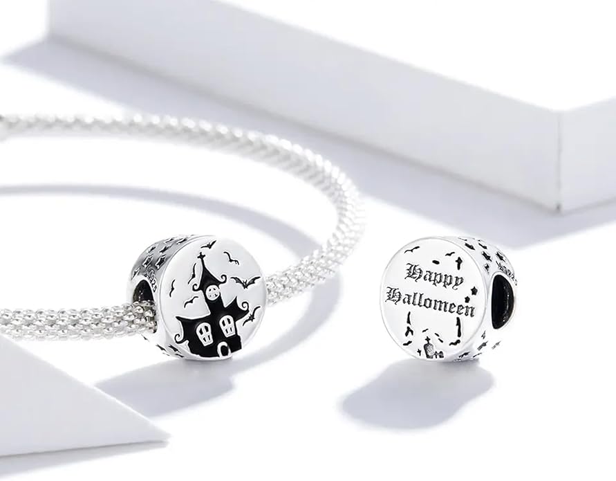 Pet Charm, Cute Dog Charm, Animal Dangle Charm, Sterling Silver Charm, Gift For Women, Friends, Wife, Mother, Christmas, and Halloween, Compatible With Pandora