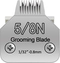 5.8N 0.8mm 1/32 inch Clipper Blades Pet Grooming Clipper Replacement Blades Detachable Blade Compatible with andis/wahl/Oster Dog Clippers
