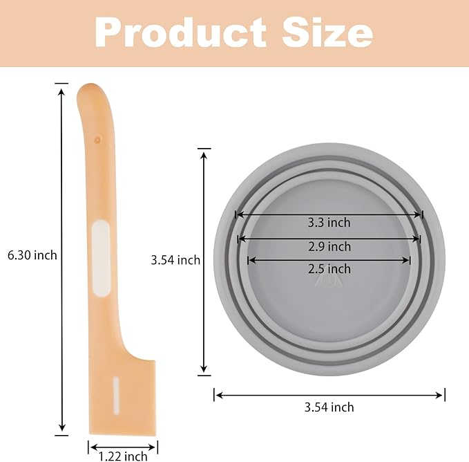 KALAMANDA 6 PCS Pet Food Can Cover Lids with Mixing Spoon for Dogs and Cats, Universal Silicone Can Lids for Dog and Cat Food, Canned Mixing Spoon for Wet Food