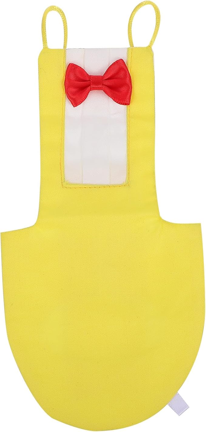 BESTonZON Parrot Diaper Flight Suit Bird Diaper Clothing Breathable Yellow Large Pet Bird Apparel and Parrots