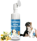 Dog Paw Cleaner Foam for Dogs & Cats, Plant-Based Paw Wash for Dirt and Outdoor Mess, Gentle Pet Paw Cleaner with Soft Brush Head for Easy Dog Foot Cleaning, 5 fl oz