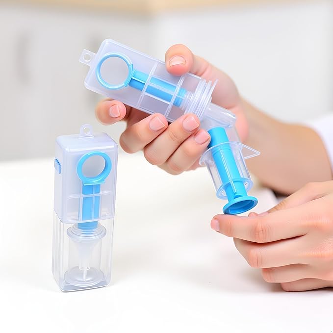 2Pcs Blue Pet Medicine Feeder Liquid Oral Syringe Milk Nursing Bottles Syringe Soft Tip Plastic Pet Medical Feeding Tool for Dog Puppy Cat, Kitten Nursing Supplies