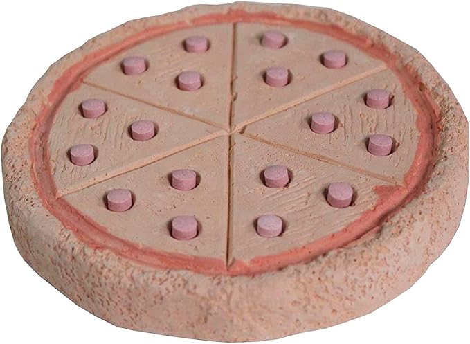 Penn-Plax Tweet Eats: Pizza Tweets â€“ Nutritious and Tasty Mineral Chew â€“ Safe for All Birds â€“ Keeps Beaks Trim and Conditioned â€“ 1 Piece