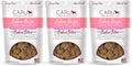 Caru Soft n' Tasty Baked Bites Salmon Bites Dog Treats for Training - Real Meat with Blueberries & Cranberries - 4 oz Bags - Pack of 3