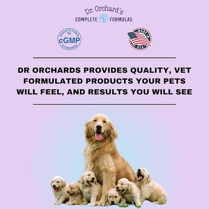Dr Orchards Pregnancy Pro Dog Prenatal Vitamins - Premium Dog Supplement for Pregnancy, Prenatal + Postnatal, Lactation and Newborn Health Support, 90 Ct
