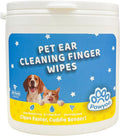 Dog Ear Wipes, Ear Wipes for Dogs, Cat Ear Wipes, Dog Ear Cleaning Wipes, Cat Wipes, Pet Wipes for Cats, Cat Cleaning Wipes – Pet Ear Cleaning Finger Wipes for Cats: Ear Wipes, Weekly Care