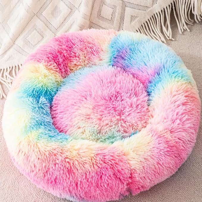 Dog Bed Cat Bed Rabbit Beds Cat Pillow Puppy Bed Fluffy Pet Bed Kitten Cave Warm Bed Bunny Bed for 5Kg Pet