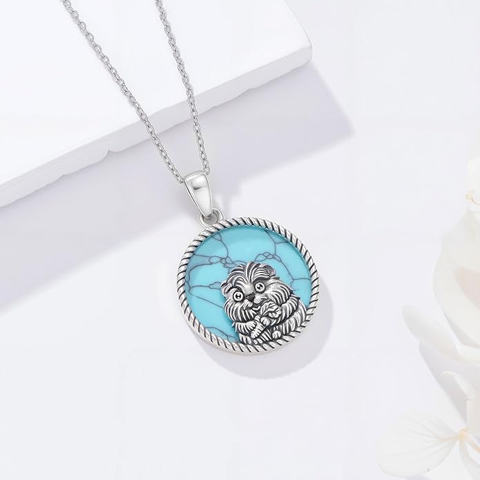 Guinea Pig/Raccoon/Butterfly/Panda/Hummingbird/Giraffe/Rabbit Necklace 925 Sterling Silver Animal Pendant Jewelry Gift for Women Mom