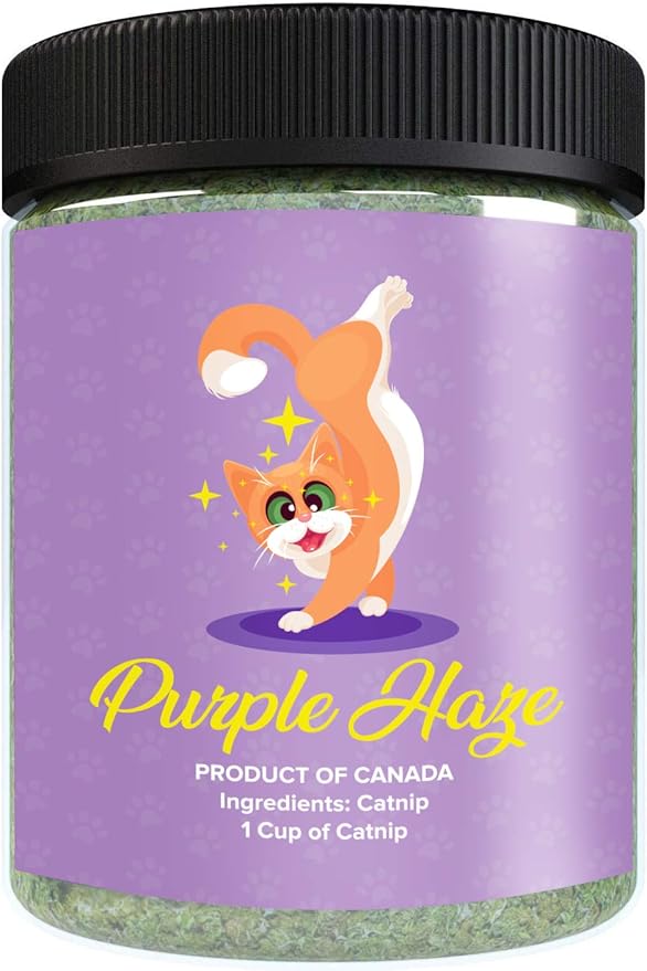Catnip, Premium Blend Safe for Cats, Infused with Maximum Potency Your Kitty is Sure to Go Crazy for (1 Cup)