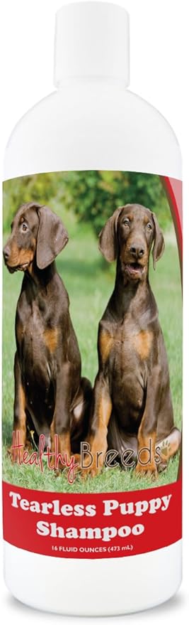 Healthy Breeds Doberman Pinscher Tearless Puppy Dog Shampoo 16 oz