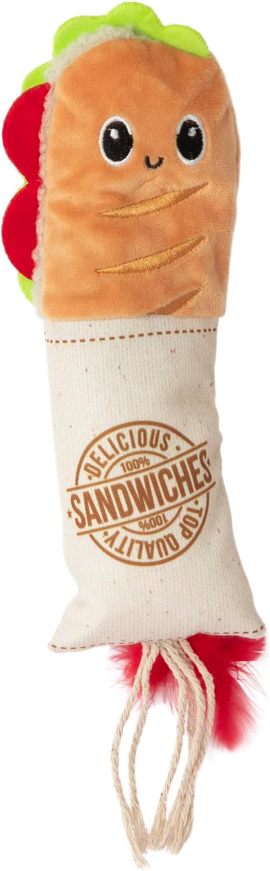 Quirky Kitty Deli Delight Kicker with Energizing Catnip Cat Toy, Pack of 1