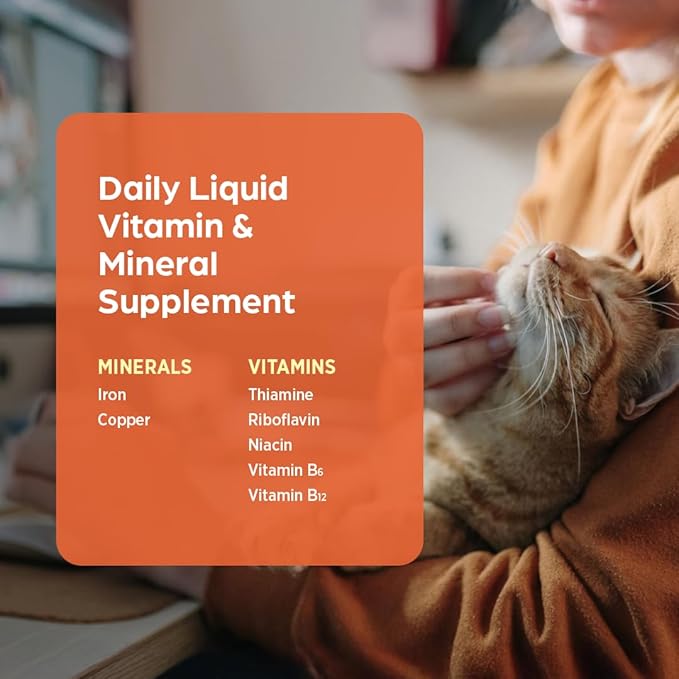 Liquid Vitamin-Mineral Supplement for Dogs & Cats, Beef Liver Flavor, 4 oz