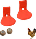 2 Pack Duck Splint Chicken Leg Splint for Poultry Broken Feet Curled Toes Goose Turkey