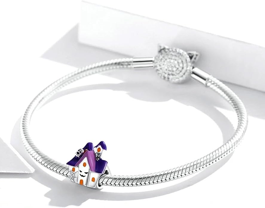 Pet Charm, Cute Dog Charm, Animal Dangle Charm, Sterling Silver Charm, Gift For Women, Friends, Wife, Mother, Christmas, and Halloween, Compatible With Pandora