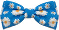 Huxley & Kent Pet Bow Tie for Dogs & Cats - Spring Theme Adjustable Hook & Loop Collar Accessory - Cute & Comfortable for Holidays & Celebrations - Flower Child, Large