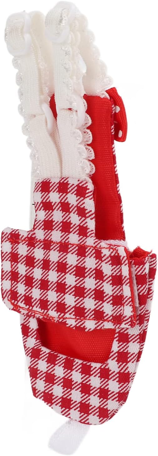 Zerodis Bird Diapers Nan Large Red Plaid, Cotton Material, Adjustable Strap, Soft and Comfortable Design for Parrots and Budgies (M Red Plaid)