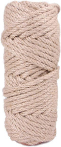 Sisal Rope for Cat Scratchers, Cat Tree,Cat Scratching Sisal Rope Natural Jute Hemp Rope, Ideal for Replace Scratching Post, Repair Cats Tree, DIY Projects 6mm(30m/98.4 Feet)