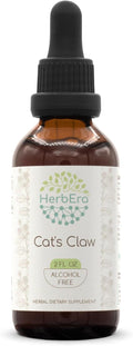 HerbEra Cat's Claw B60 Alcohol-Free Herbal Extract Tincture, Super-Concentrated Cat's Claw (Uncaria Tomentosa) (2 fl oz)