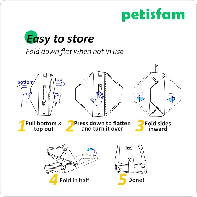 Travel Light with Covered Portable Cat Litter Box Without Any Mess. Ultra-Lightweight, Stop Lugging a Hard Litter Box. Keep Everything Contained. Ideal for Hotel Stays, Car Trips, Flights