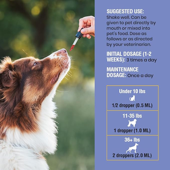 Special Breed Support for Dogs & Cats, Dry and Wet, Herbal Treatment Helps Soothe Throat & Respiratory Comfort, Made in USA, 8oz