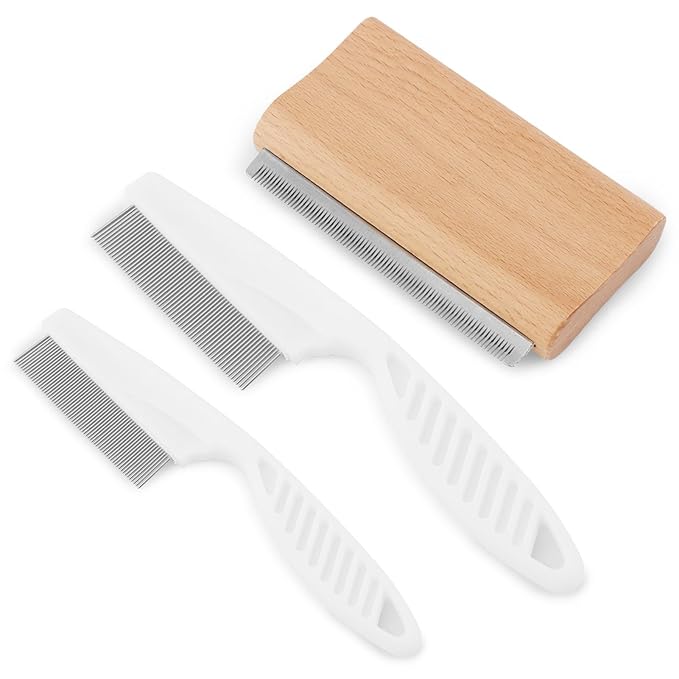 Dog & Cat Deshedding Brush - Pet Hair Removal Tool | Grooming Supplies for Short or Long Hair, Effective Combs for Shedding Control or Coat Cleaning