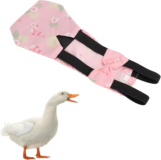 Reusable Breathable Chicken Diaper, Poultry Poop Pocket for Duck Goose