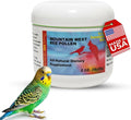 Morning Bird Mountain West Bee Pollen 2 oz – Natural Immune Support & Protein Powder for Birds – Boosts Strength, Feather Health & Energy – Easy to Mix with Food for All Bird Types