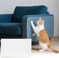 uxcell Anti Scratch Furniture Protector, 4 Sheets 17" x 10" Single-Sided Sticky Couch Protector from Cat Claws, Clear Protectors from Cats Scratching for Sofa Corners, Walls, Doors