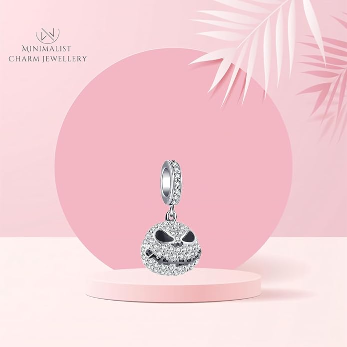 Pet Charm, Cute Dog Charm, Animal Dangle Charm, Sterling Silver Charm, Gift For Women, Friends, Wife, Mother, Christmas, and Halloween, Compatible With Pandora