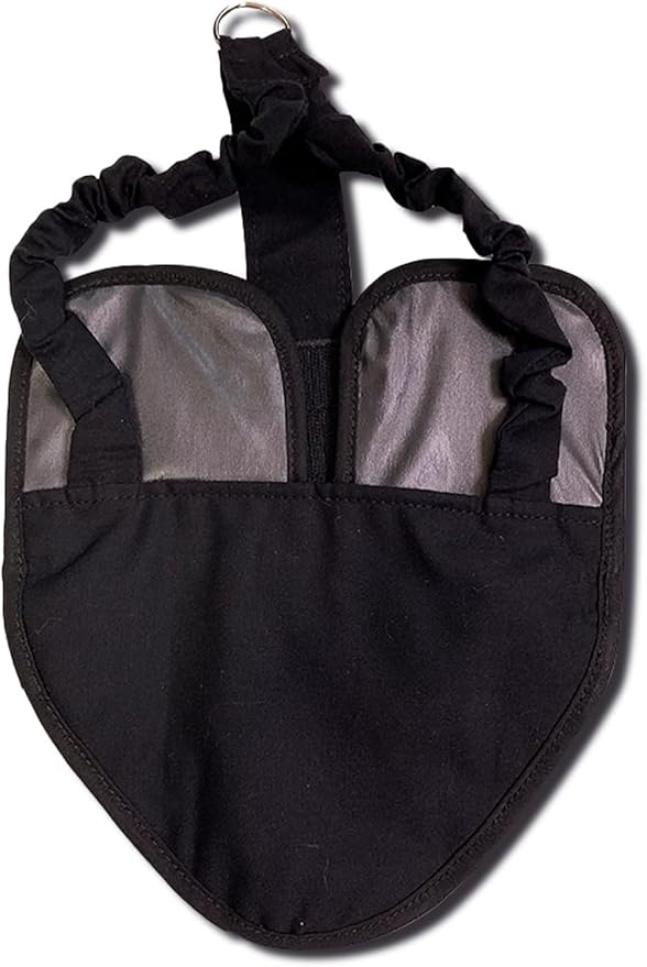 Hen Holster Premium Starter Kit - Bird Diaper, Wrap Around for Hens, Roosters, Ducks - Leak-Proof, Comfortable Bird Harness with Sewn-in Liner, Secure Hook & Loop Closure - XL, Black