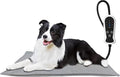 TJOY Pet Heating Pad Electric Heating Pad for Dogs and Cats Indoor Warming Mat Heated Pet Bed with Auto Power Off (Large： (32''x20''))