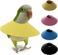 4Pack Bird Cone Collar, Anti-Grab Feather Plucking Wound Healing Safety Elizabethan Collar, Protective Recovery Cones for Budgerigar Cockatiel Lovebirds Cockatoo Parrots (M)