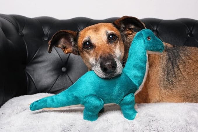 Fluff and Tuff Ross Brachiosaurus Plush Dog Toy