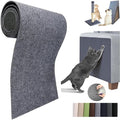 Cat Scratch Furniture Protector Mat DIY Cat Scratch Pad Self-Adhesive, Pet Scratching Post Cat Scratcher Carpet Anti Cat Scratch for Cat Tree/Door/Couch (Light Gray, 15.8 * 39 inch)