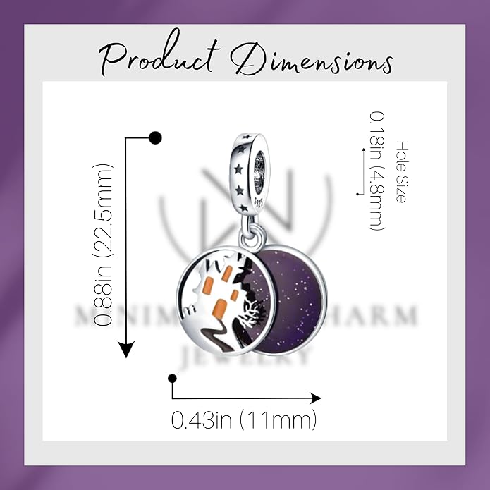 Pet Charm, Cute Dog Charm, Animal Dangle Charm, Sterling Silver Charm, Gift For Women, Friends, Wife, Mother, Christmas, and Halloween, Compatible With Pandora
