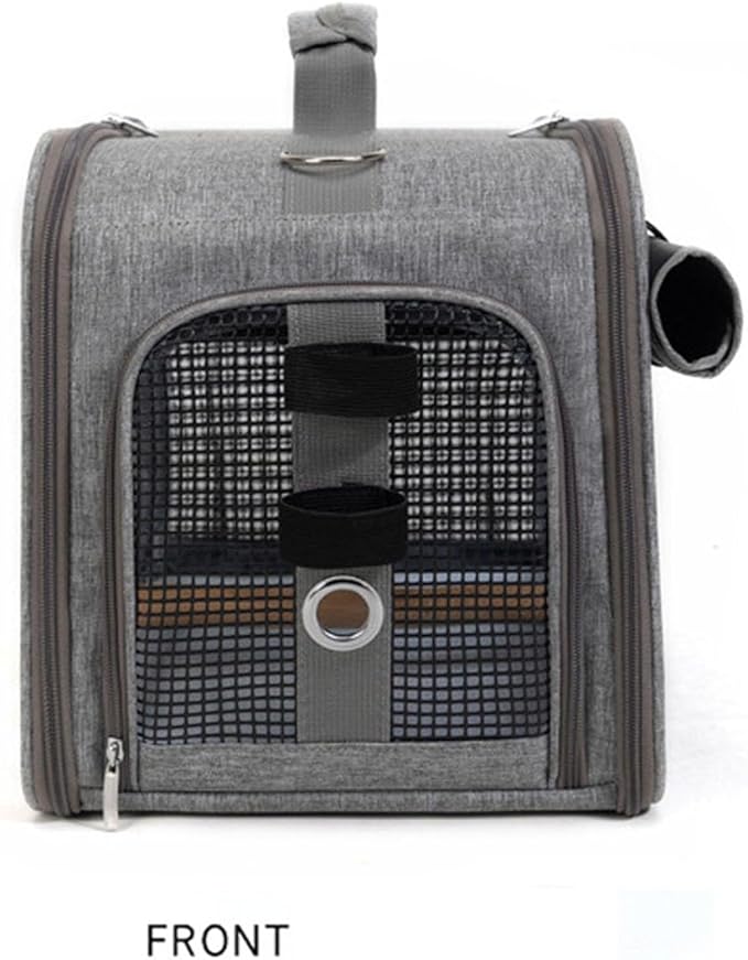 Breathable Small Avian Carrier Backpack Ideal for Short Outings with Built in Food and Water Containers Pet Bird Carrier